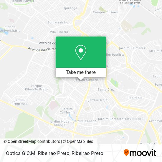 Mapa Optica G.C.M. Ribeirao Preto