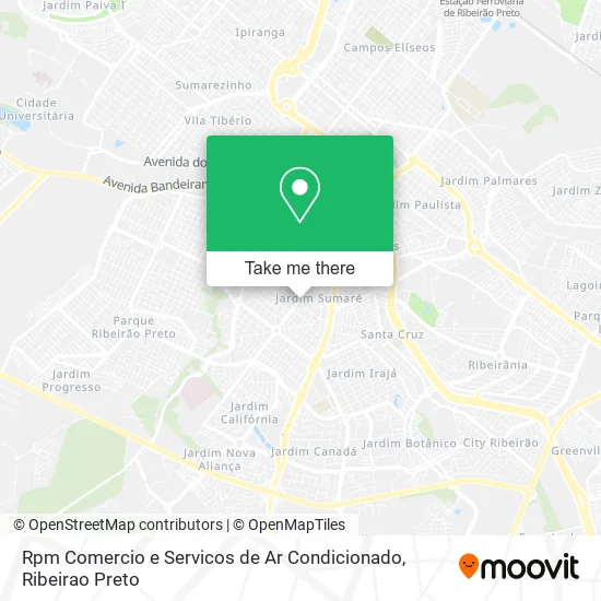 Rpm Comercio e Servicos de Ar Condicionado map