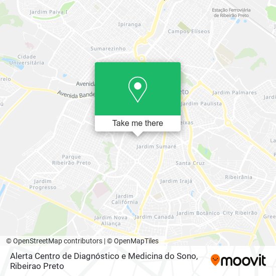 Alerta Centro de Diagnóstico e Medicina do Sono map