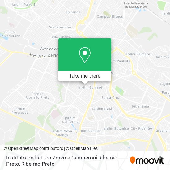 Instítuto Pediátrico Zorzo e Camperoni Ribeirão Preto map