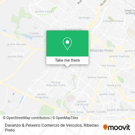 Davanzo & Peixeiro Comercio de Veiculos map