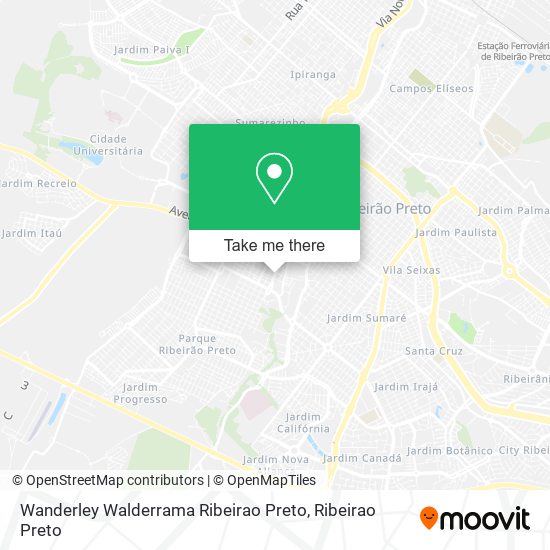 Wanderley Walderrama Ribeirao Preto map