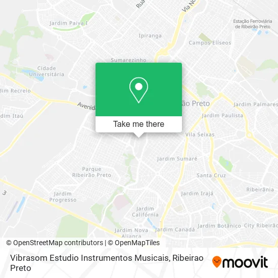 Vibrasom Estudio Instrumentos Musicais map