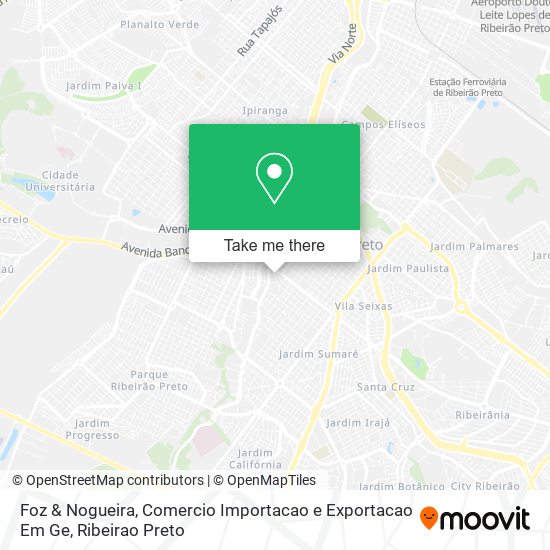 Mapa Foz & Nogueira, Comercio Importacao e Exportacao Em Ge