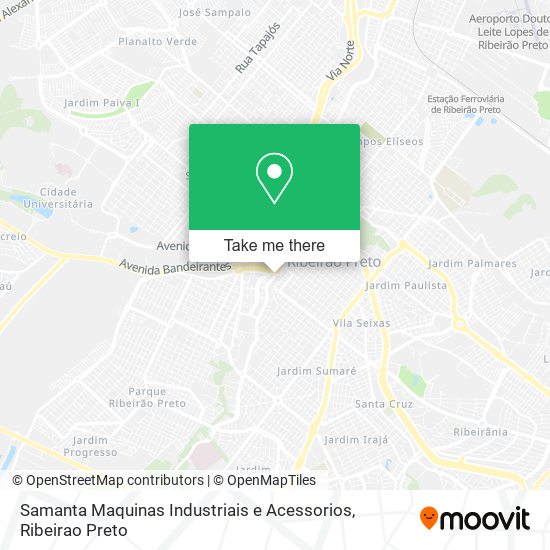 Samanta Maquinas Industriais e Acessorios map