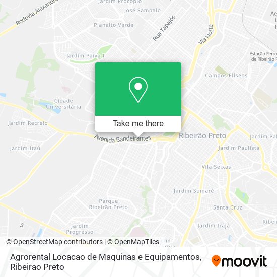 Agrorental Locacao de Maquinas e Equipamentos map