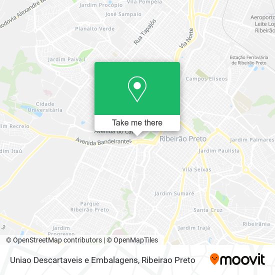 Uniao Descartaveis e Embalagens map