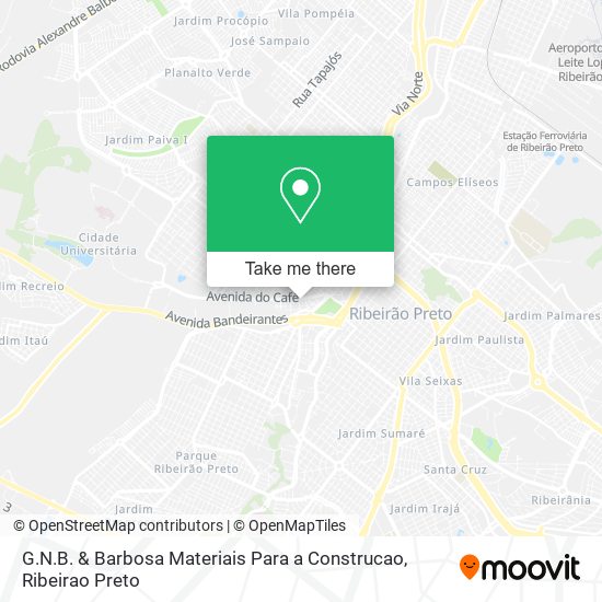 Mapa G.N.B. & Barbosa Materiais Para a Construcao