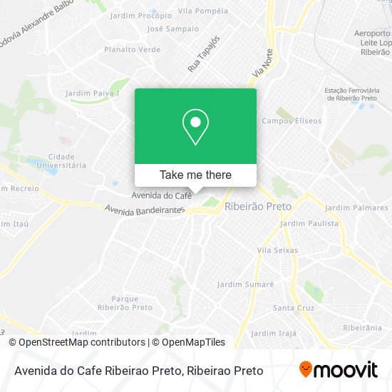 Avenida do Cafe Ribeirao Preto map