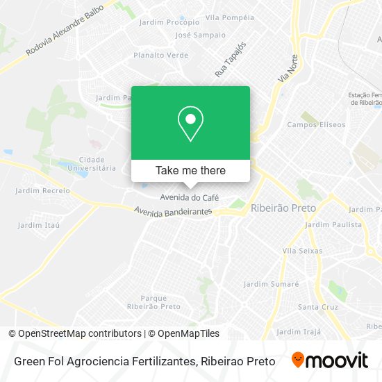 Green Fol Agrociencia Fertilizantes map