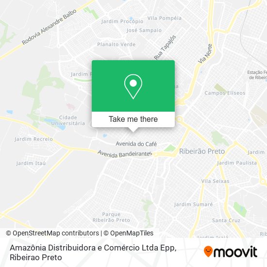 Amazônia Distribuidora e Comércio Ltda Epp map