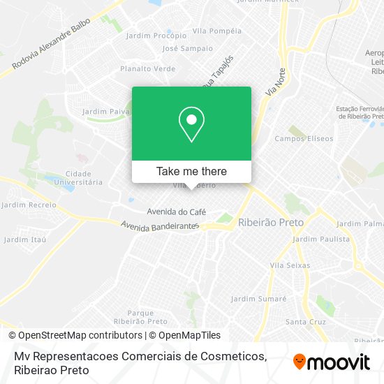 Mv Representacoes Comerciais de Cosmeticos map