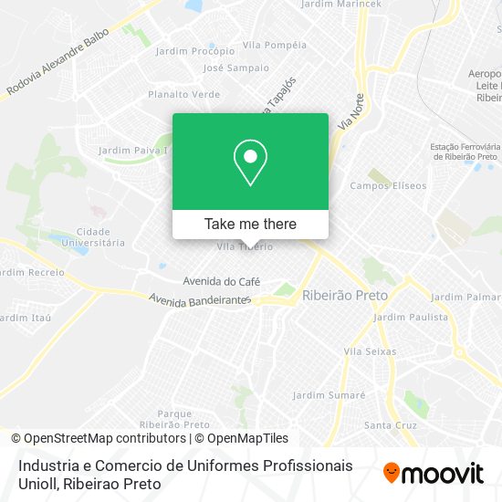 Industria e Comercio de Uniformes Profissionais Unioll map