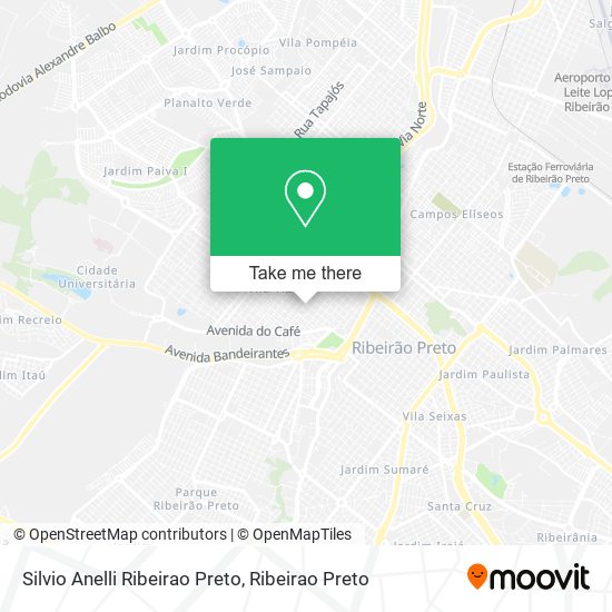 Mapa Silvio Anelli Ribeirao Preto