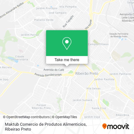 Maktub Comercio de Produtos Alimenticios map