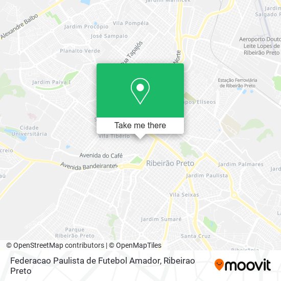 Federacao Paulista de Futebol Amador map