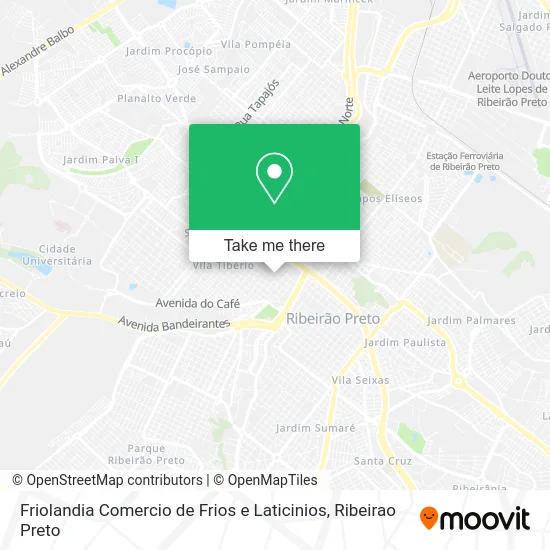 Friolandia Comercio de Frios e Laticinios map