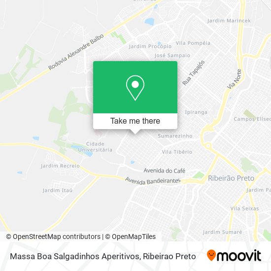 Massa Boa Salgadinhos Aperitivos map