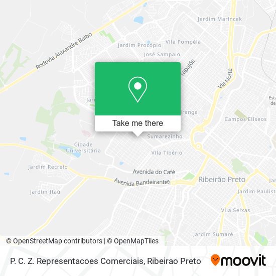 Mapa P. C. Z. Representacoes Comerciais