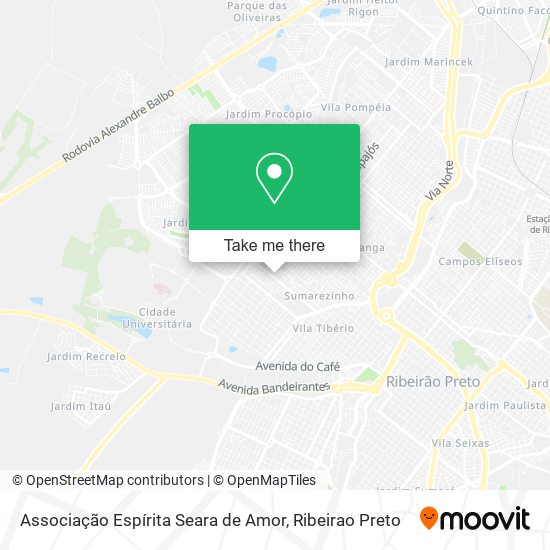 Associação Espírita Seara de Amor map