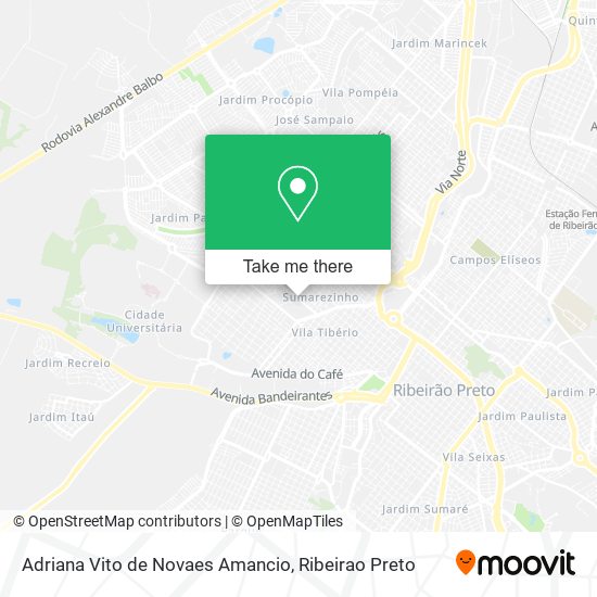 Adriana Vito de Novaes Amancio map