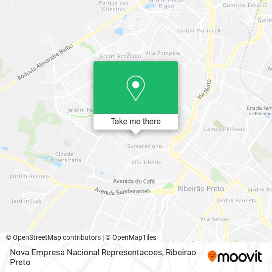 Nova Empresa Nacional Representacoes map