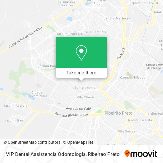 Mapa VIP Dental Assistencia Odontologia