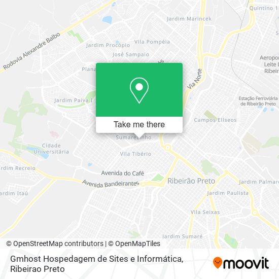 Mapa Gmhost Hospedagem de Sites e Informática