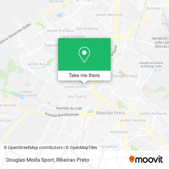 Douglas Moda Sport map