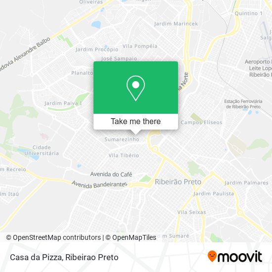 Casa da Pizza map