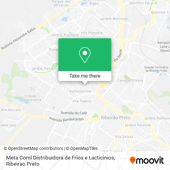 Meta Coml Distribuidora de Frios e Lacticinios map