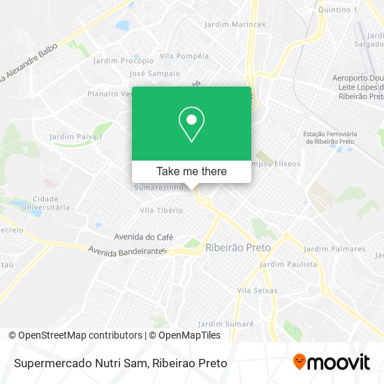 Supermercado Nutri Sam map