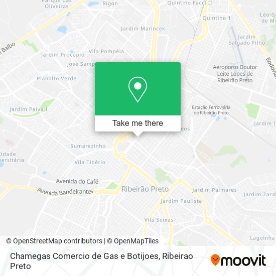 Chamegas Comercio de Gas e Botijoes map