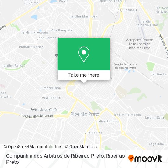 Companhia dos Arbitros de Ribeirao Preto map
