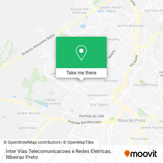 Inter Vias Telecomunicacoes e Redes Eletricas map