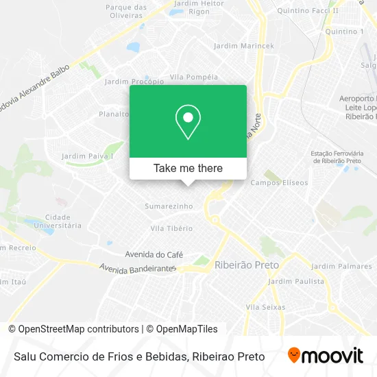 Salu Comercio de Frios e Bebidas map
