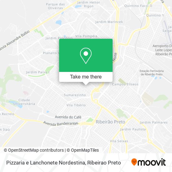 Pizzaria e Lanchonete Nordestina map