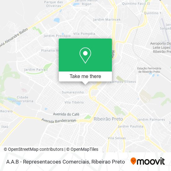 A.A.B - Representacoes Comerciais map