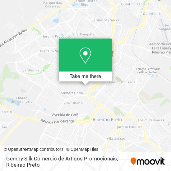 Mapa Gemby Silk Comercio de Artigos Promocionais