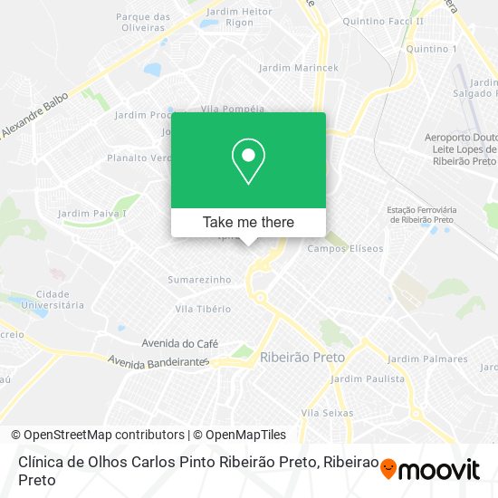 Clínica de Olhos Carlos Pinto Ribeirão Preto map