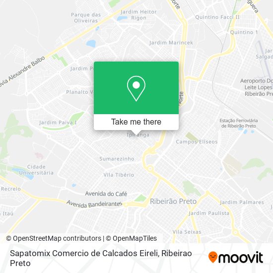 Mapa Sapatomix Comercio de Calcados Eireli