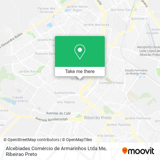 Alcebiades Comércio de Armarinhos Ltda Me map