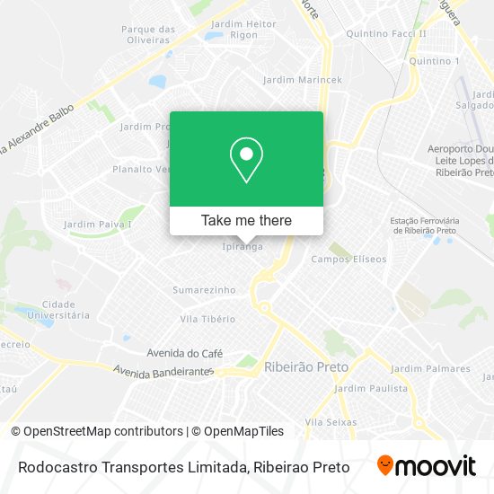 Rodocastro Transportes Limitada map