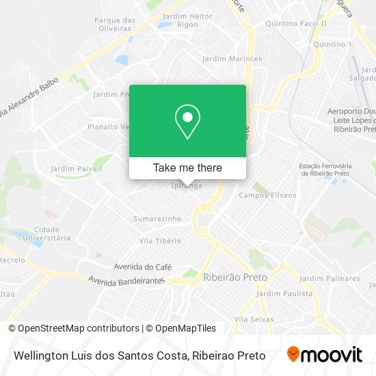 Mapa Wellington Luis dos Santos Costa