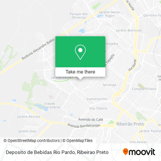 Mapa Deposito de Bebidas Rio Pardo