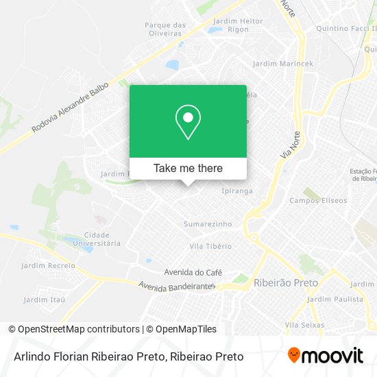 Arlindo Florian Ribeirao Preto map