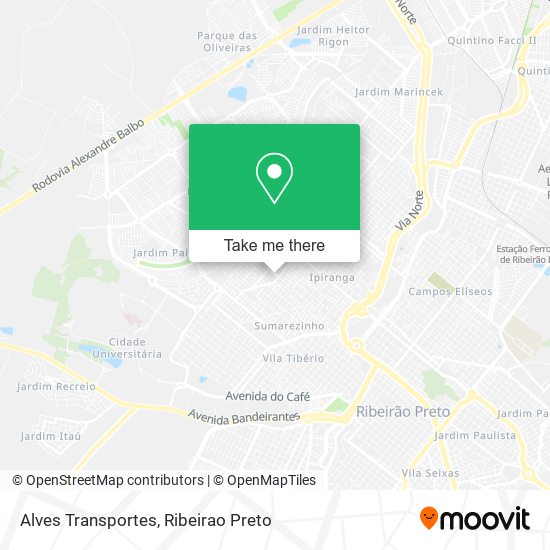 Alves Transportes map