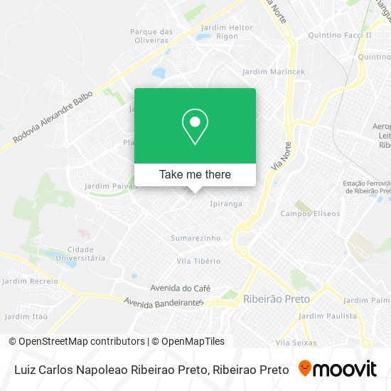 Luiz Carlos Napoleao Ribeirao Preto map