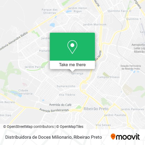 Distribuidora de Doces Milionario map