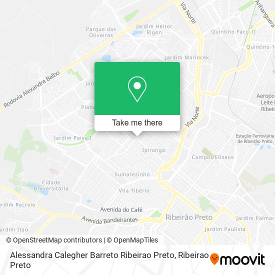 Alessandra Calegher Barreto Ribeirao Preto map